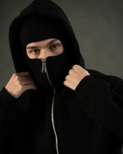 Balaclava Thickened Sweatshirt Face Mask Hoodie