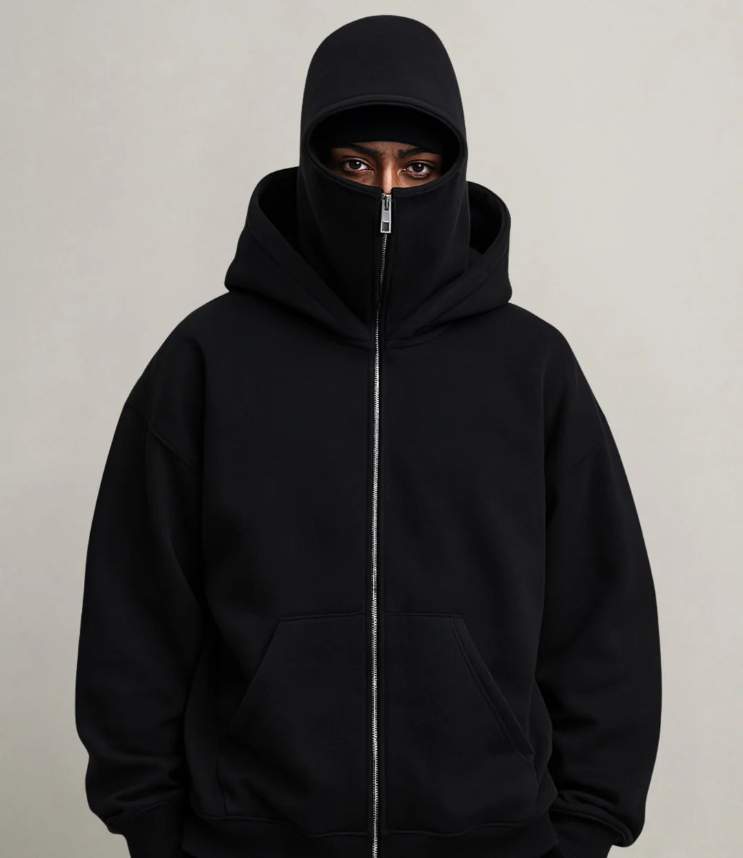 Balaclava Thickened Sweatshirt Face Mask Hoodie