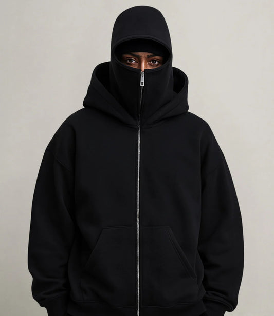 Balaclava Thickened Sweatshirt Face Mask Hoodie